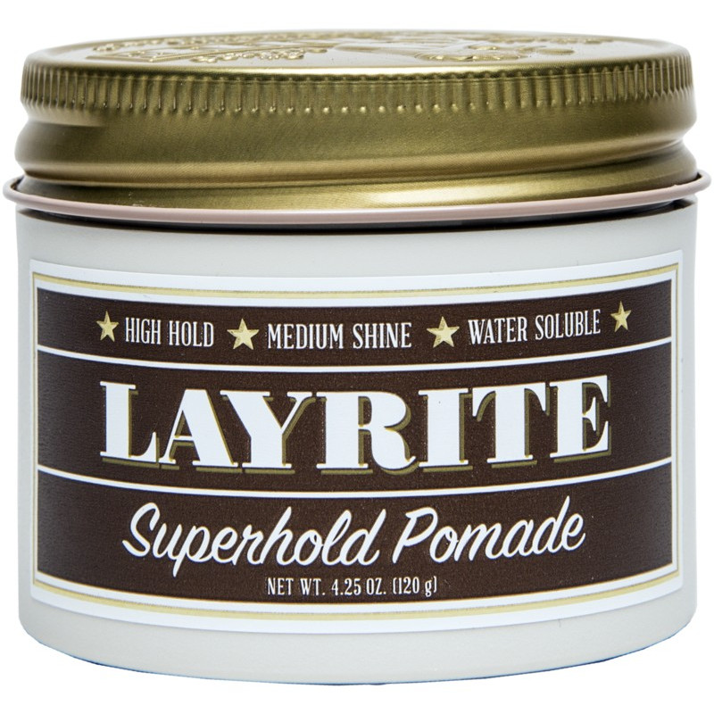 Cire pour cheveux Superhold Pomade Layrite