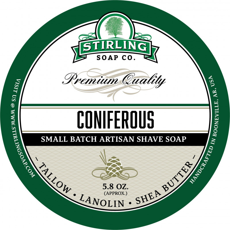 Savon de rasage Coniferous Stirling Soap Company