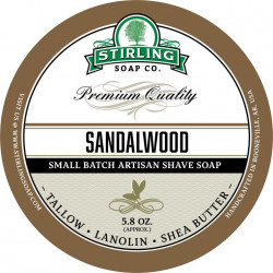 Savon de rasage Sandalwood Stirling Soap Company