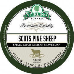 Savon de rasage Scots Pine Sheep Stirling Soap Company