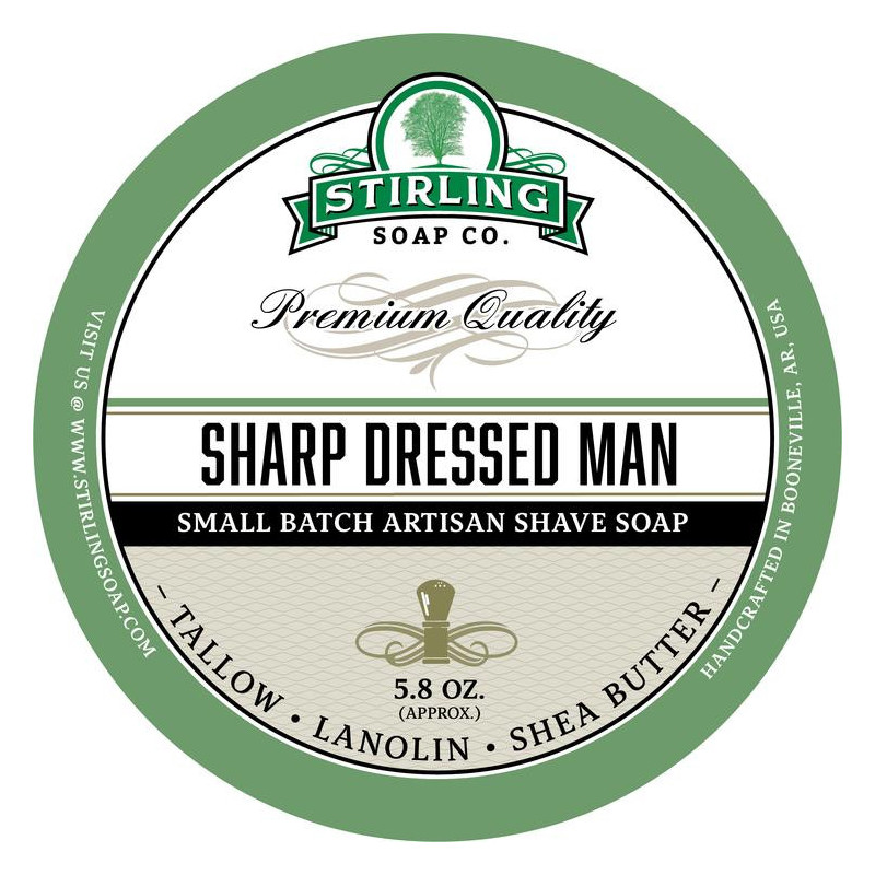 Savon de rasage Sharp Dressed Man Stirling Soap Company