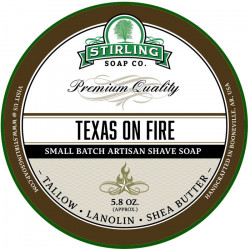 Savon de rasage Texas on Fire Stirling Soap Company