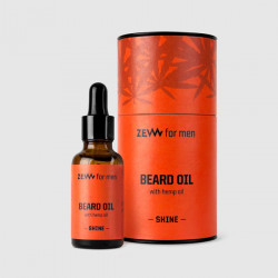 Huile à barbe brillante Zew à l'huile de chanvre