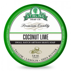 Savon de rasage "Coconut Lime" Stirling Soap Company