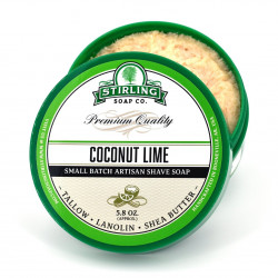 Savon de rasage "Coconut Lime" Stirling Soap Company