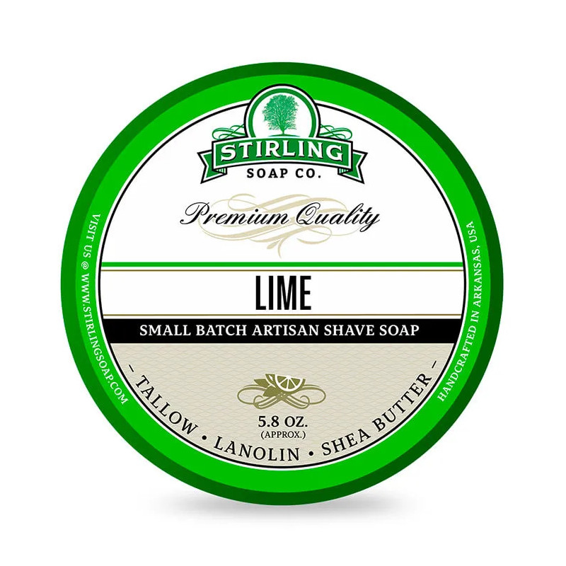 Savon de rasage "Lime" Stirling Soap Company