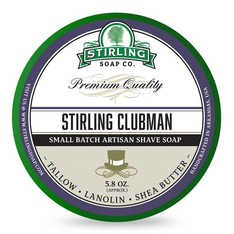 Savon de rasage "Stirling Clubman" Stirling Soap Company