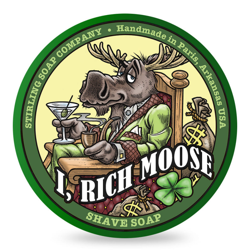 Savon de rasage "I Rich Moose" Stirling Soap Company