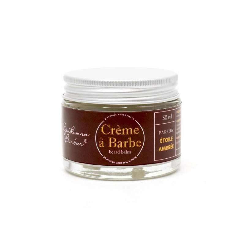Crème Hydratante pour la Barbe Gentleman Barbier Etoile Ambrée