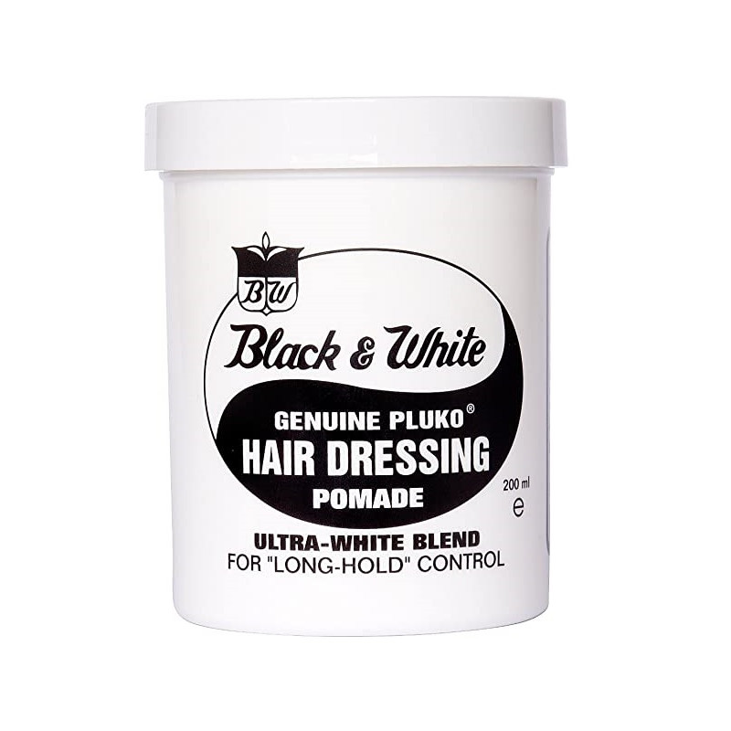 Pomade "Long Hold" Black & White