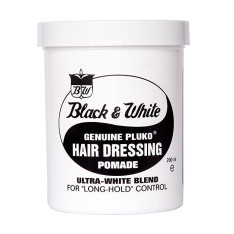 Pomade "Long Hold" Black & White