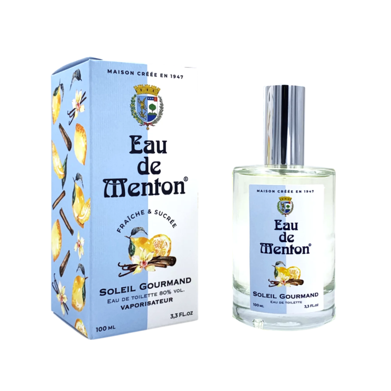 Eau de Menton -  Soleil Gourmand – Vaporisateurs 100ml