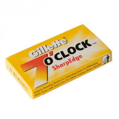 Lames Gillette "7 O'Clock" Sharp Edge par 5