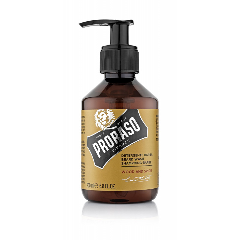 Shampoing à Barbe Wood et Spice "Hipster" de Proraso