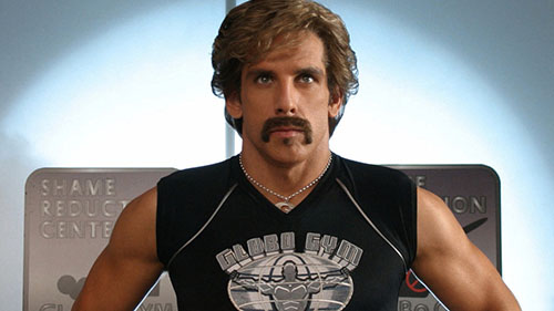 Moustaches de Ben Stiller dans Dodgeball