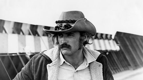 Les jolies moustaches de Dennis Hopper dans Easy Rider